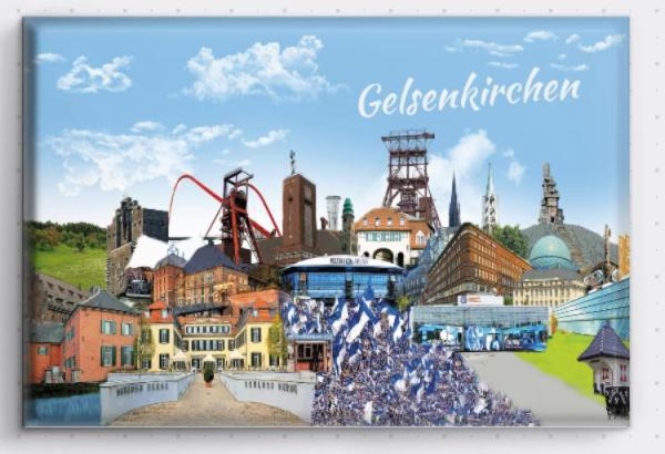 Magnet Stadtcollage Gelsenkirchen Blue Sky
